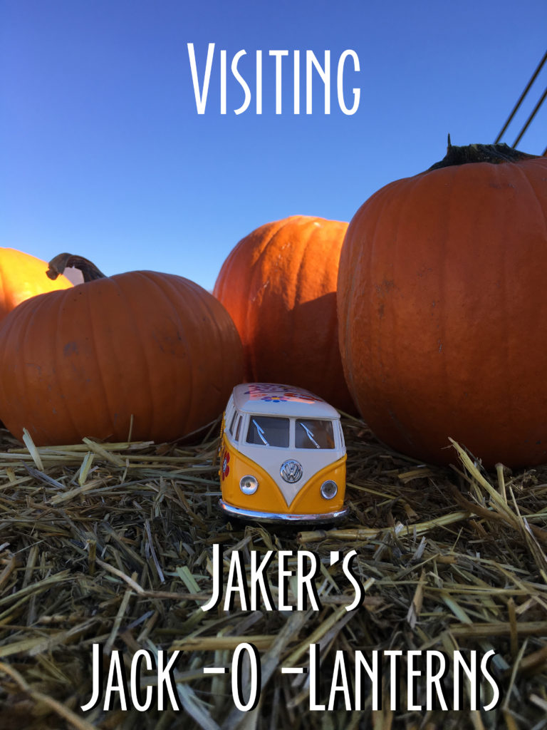 The yellow van at Jaker's Jack-o-lantern