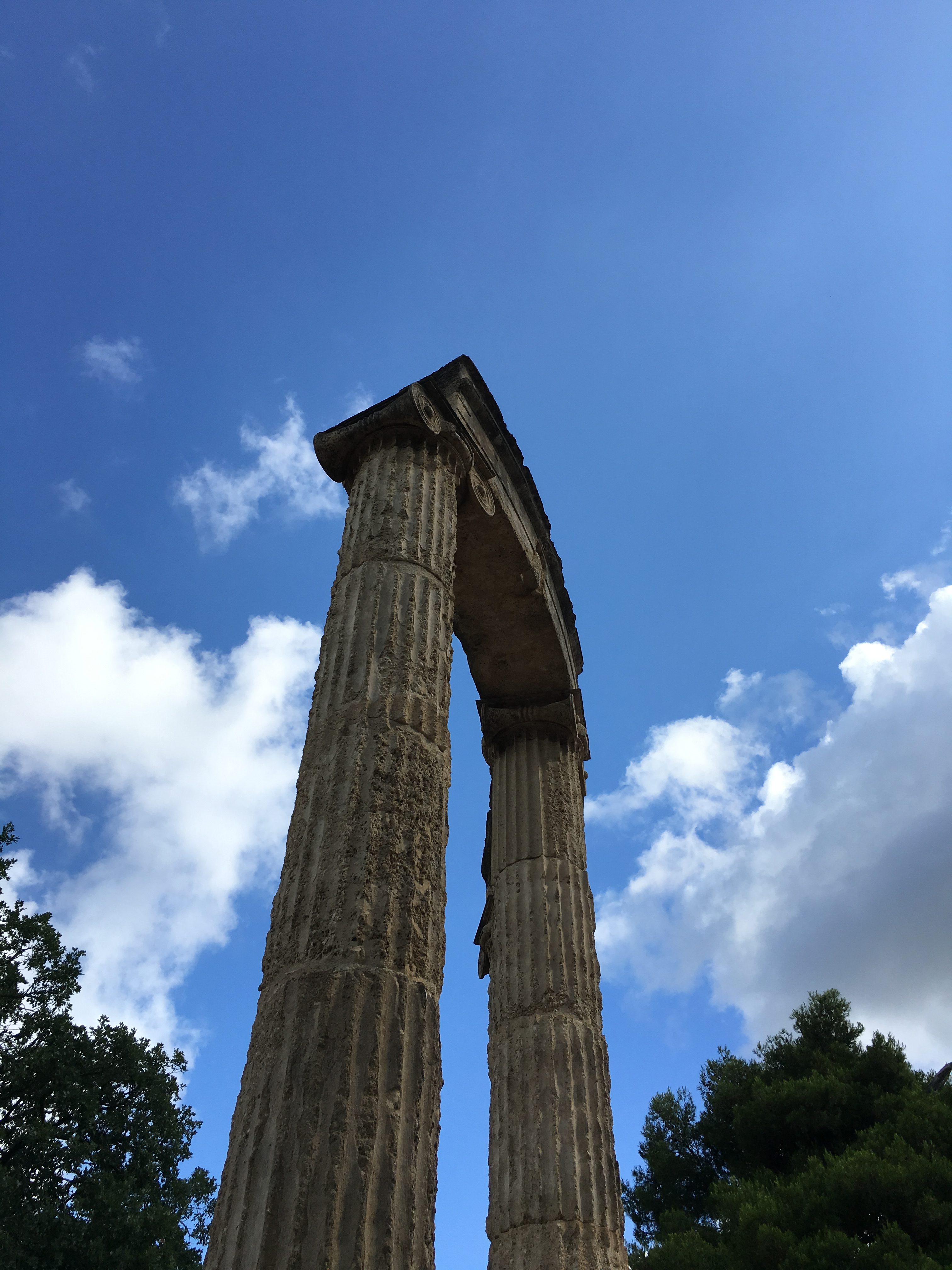Ancient standing arch at Olympia