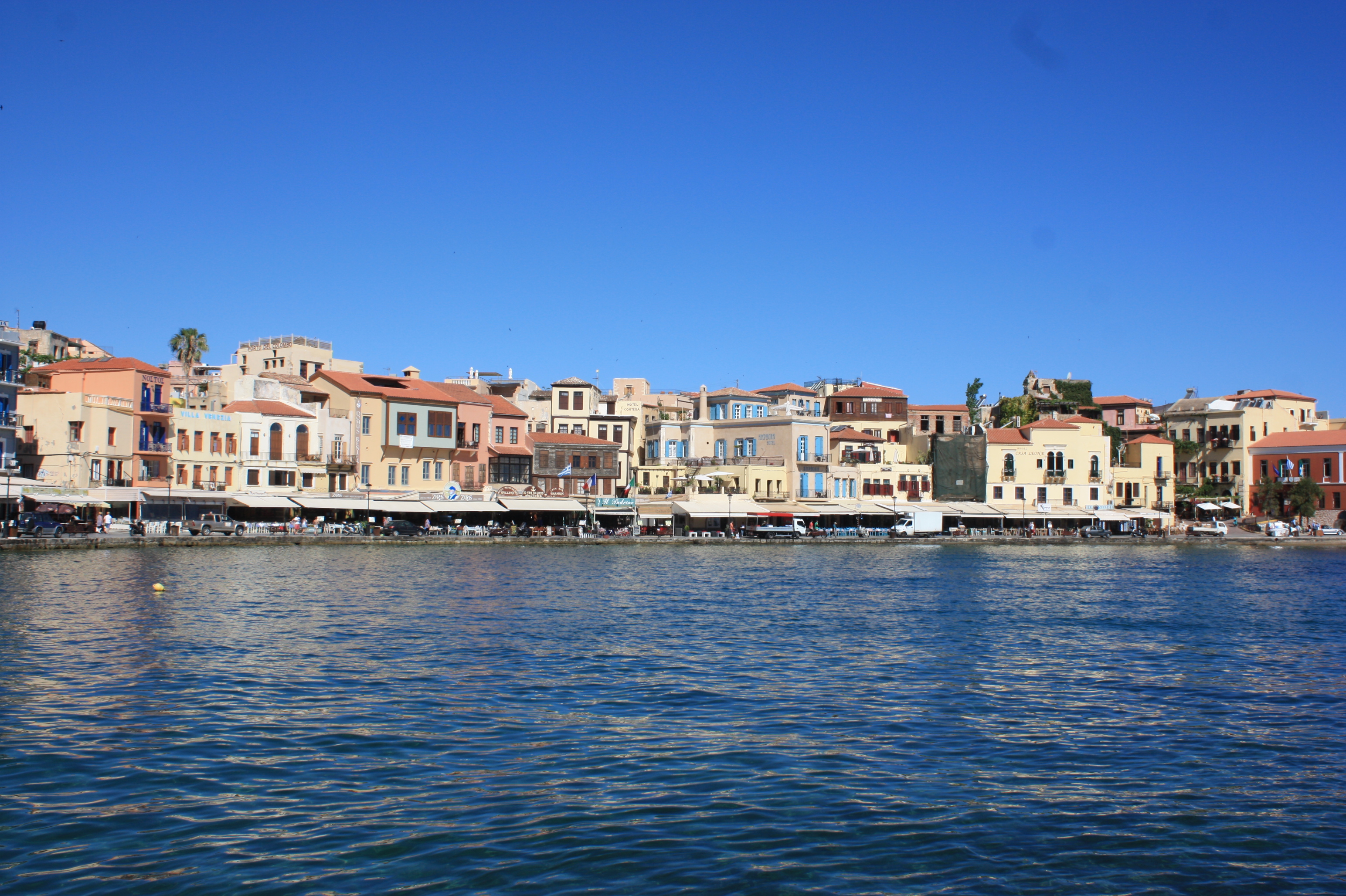 Venetian Harbor in Chania, Greece