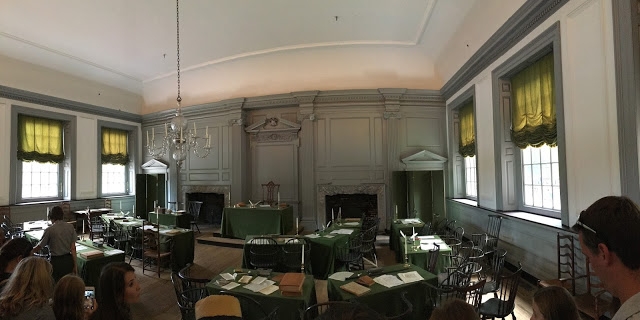 Room where Constitution was signed