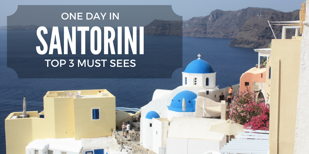 One day in Santorini