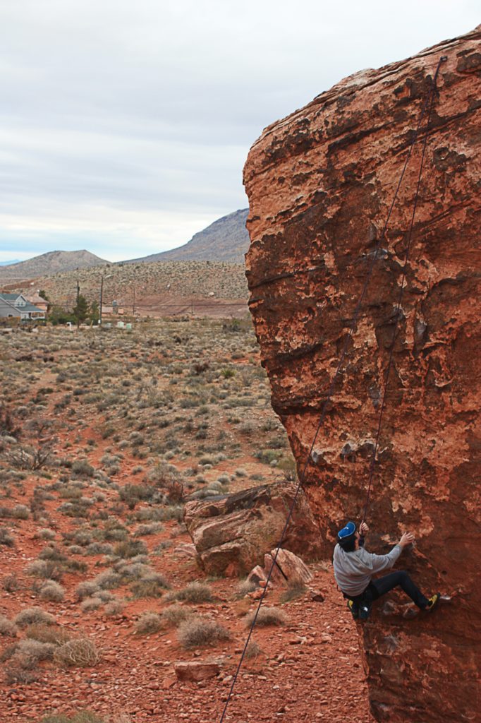 Ben Climbing the Cube