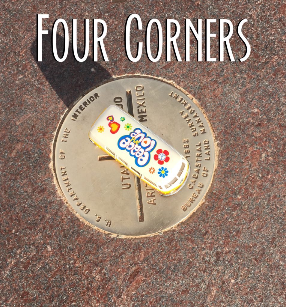 Going To The Four Corners Monument Yellow Van Travels