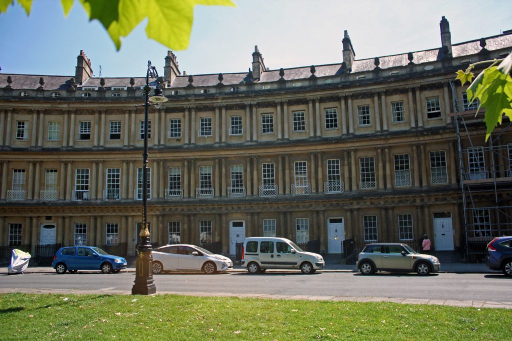 Author's Circus in Bath, England