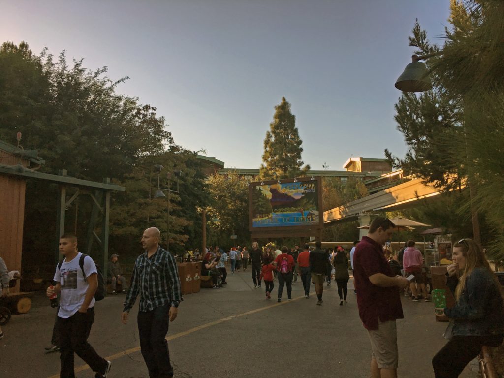 Entrance to the Grizzly Peak Airfield at California Adventure