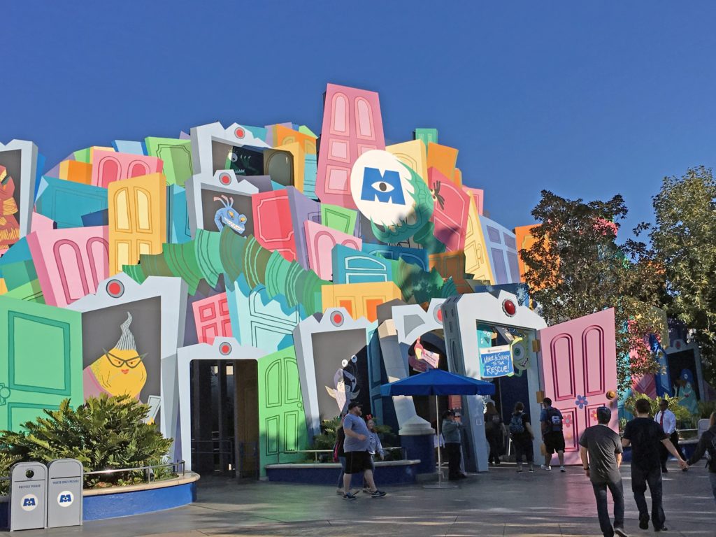 Monsters Inc. in California Adventure's Hollywood Land