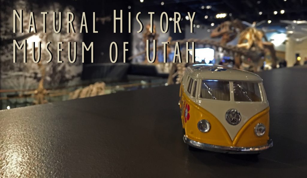 Natural History Museum of Utah Title card with yellow van