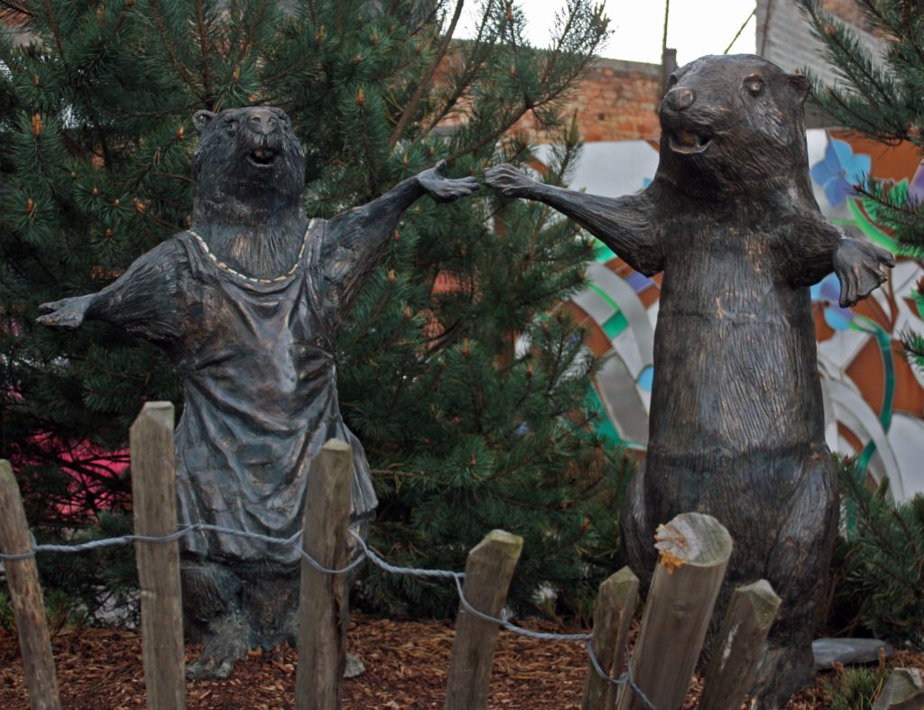 The beavers at C.S. Lewis Square
