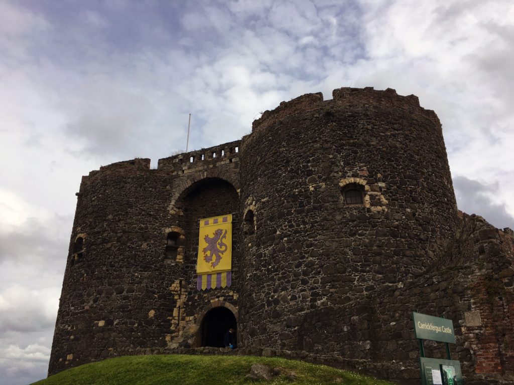 The front of Carrickfergus Castle