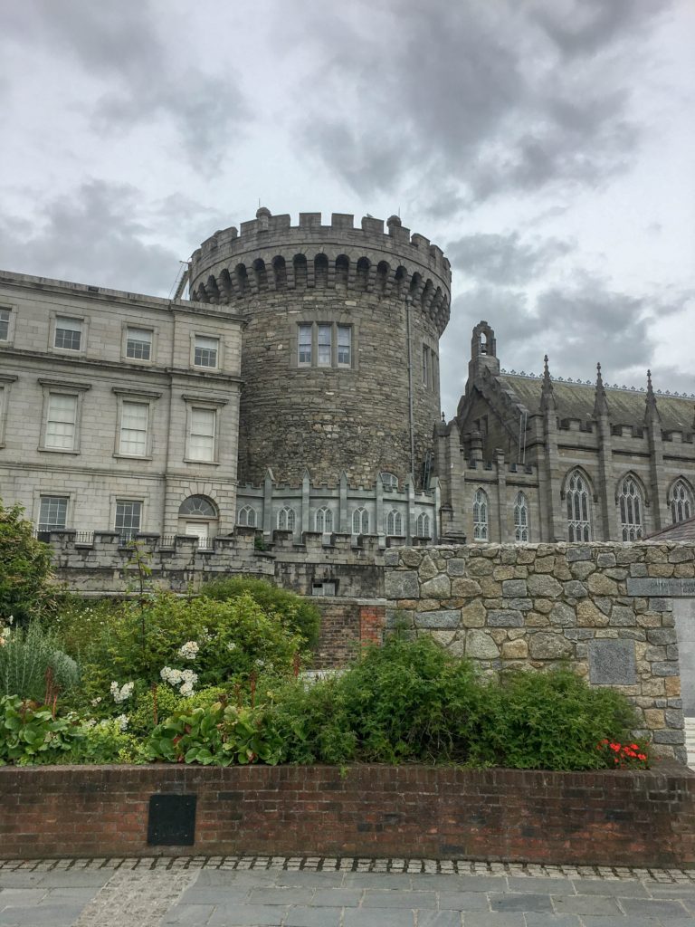 Dublin Castle from the gardens