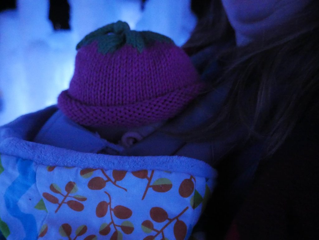 baby at ice castles