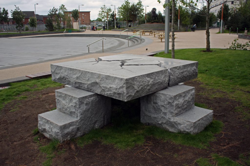 Stone Table at C.S. Lewis Square