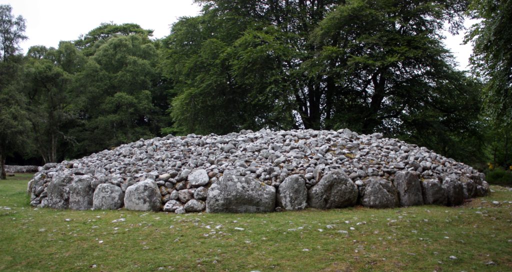 Burial mound at the Clava Cairns