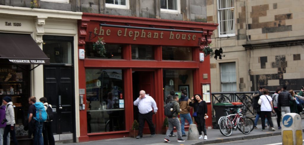 The Elephant House on the Potter Trail