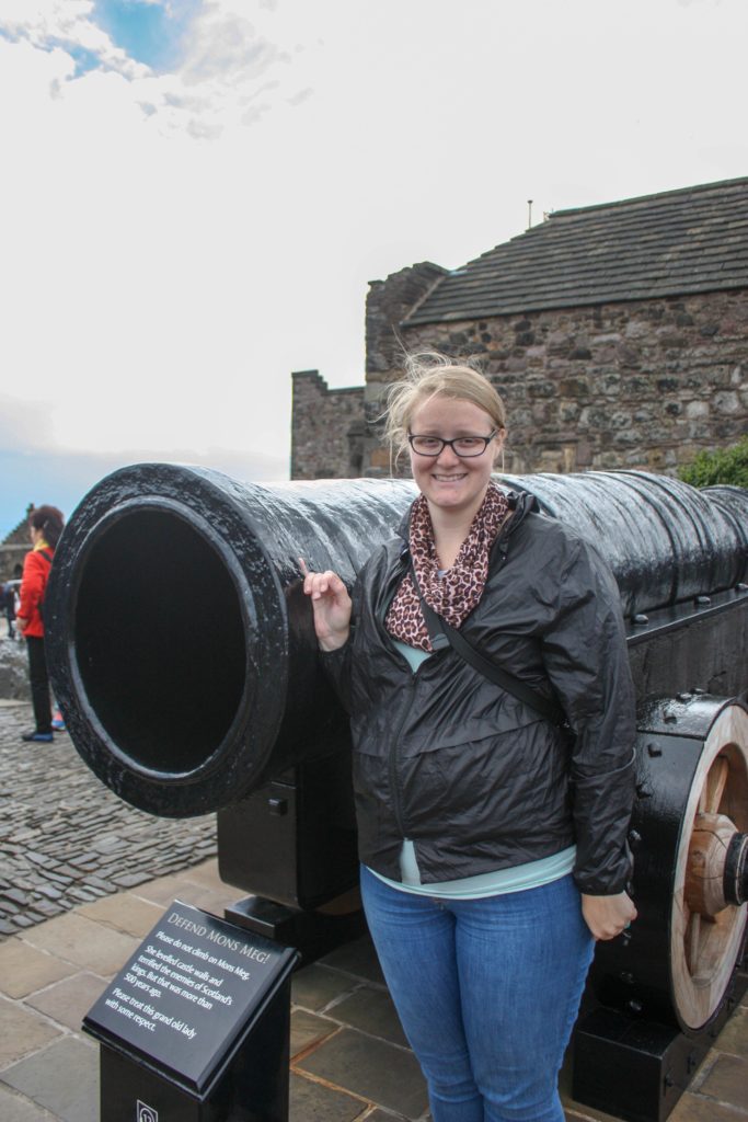 Cannon at Edinburgh Castle