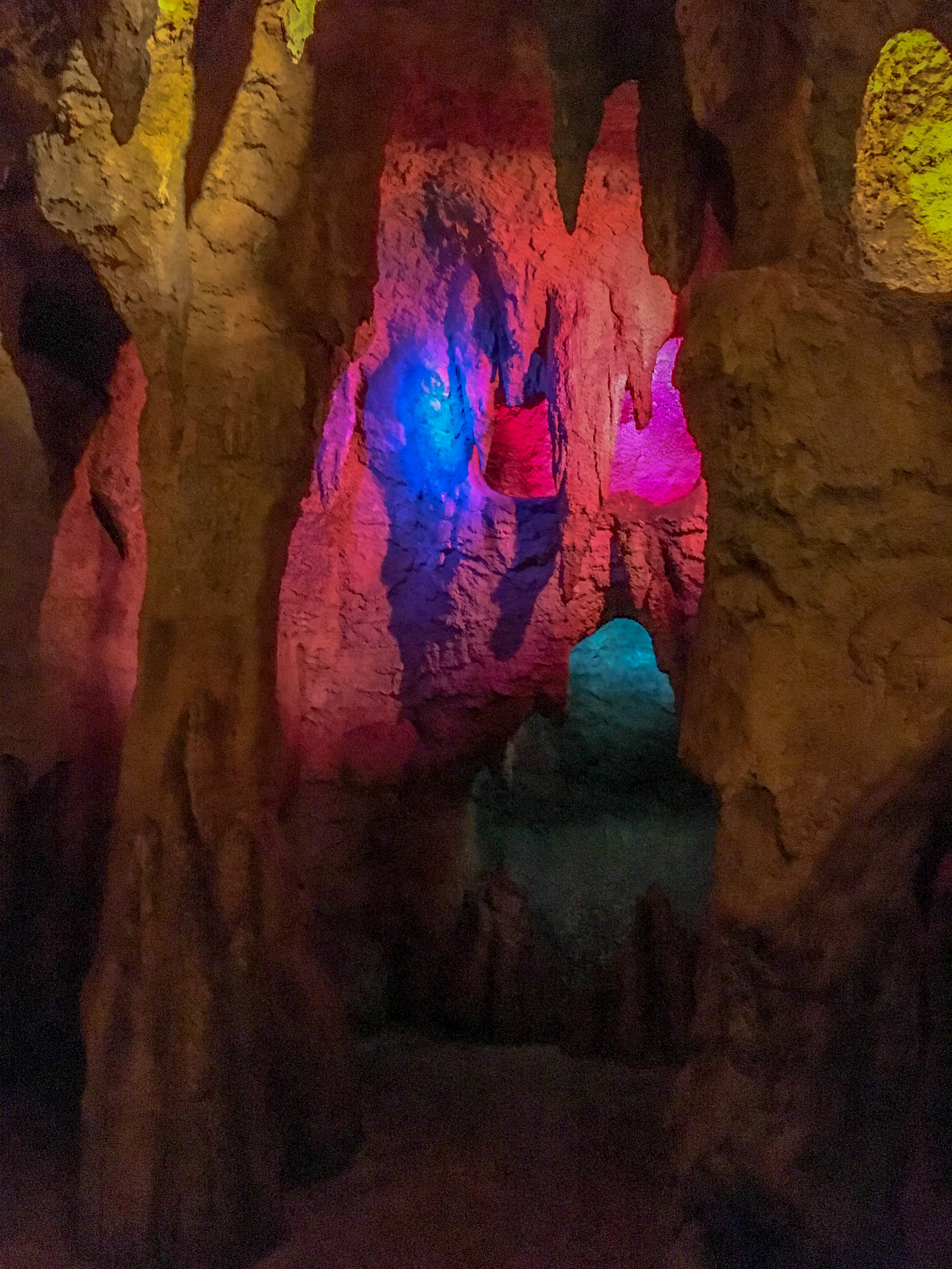 The cave on Tom Sawyer Island