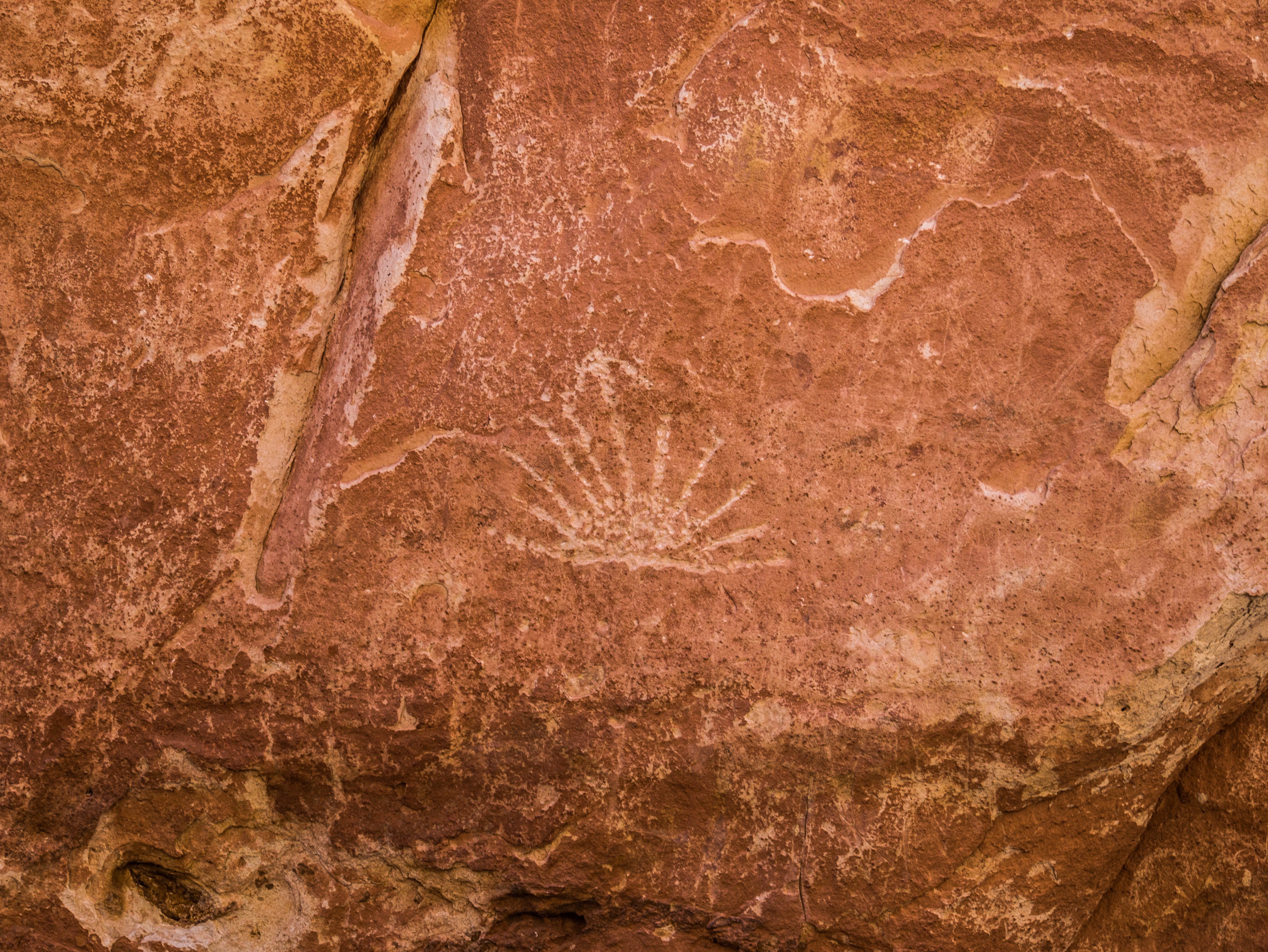 Petroglyphs at Capitol Gorge in Capitol Reef National Park