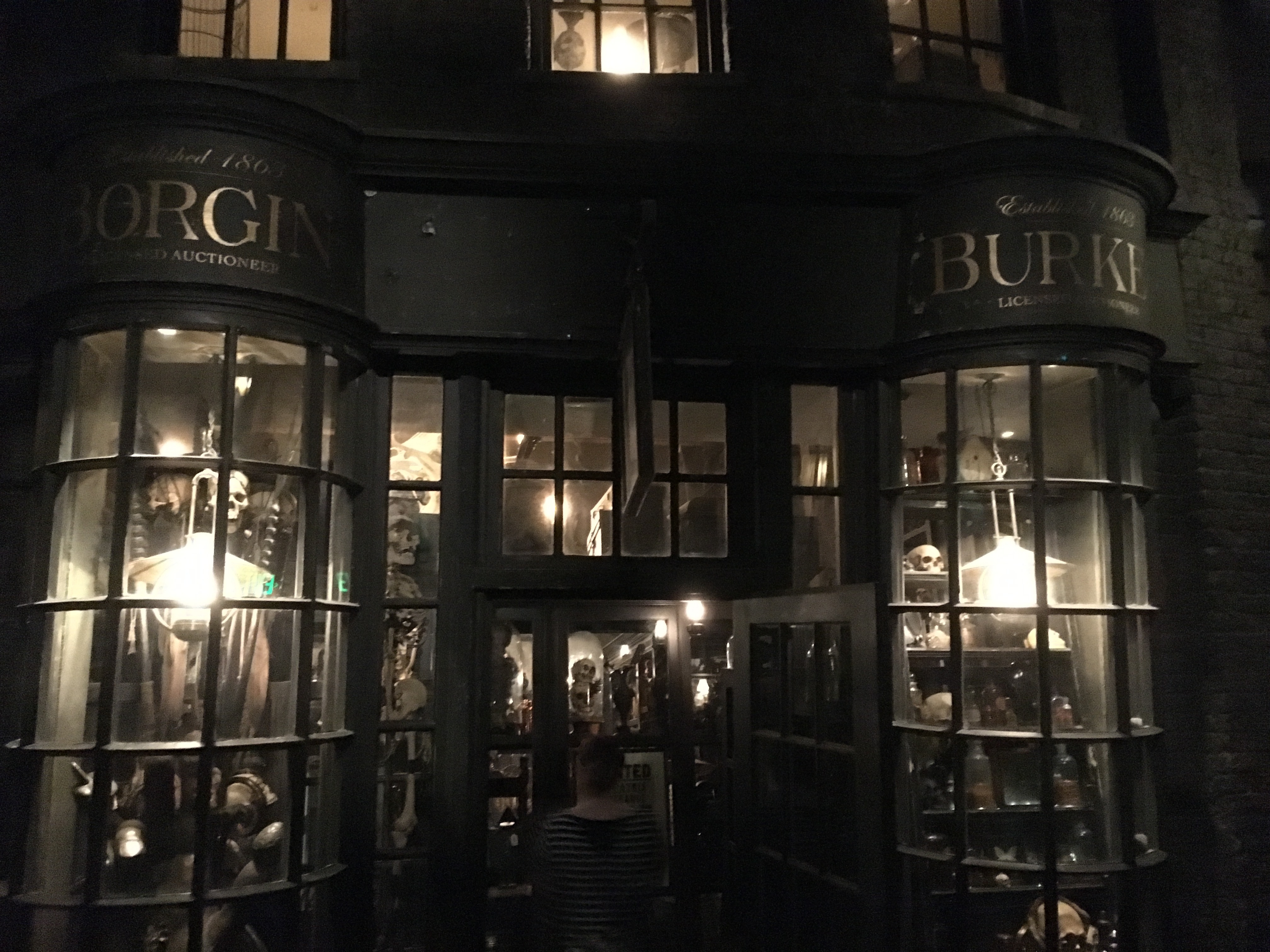 Borgin and Burkes shop in Knockturn Alley