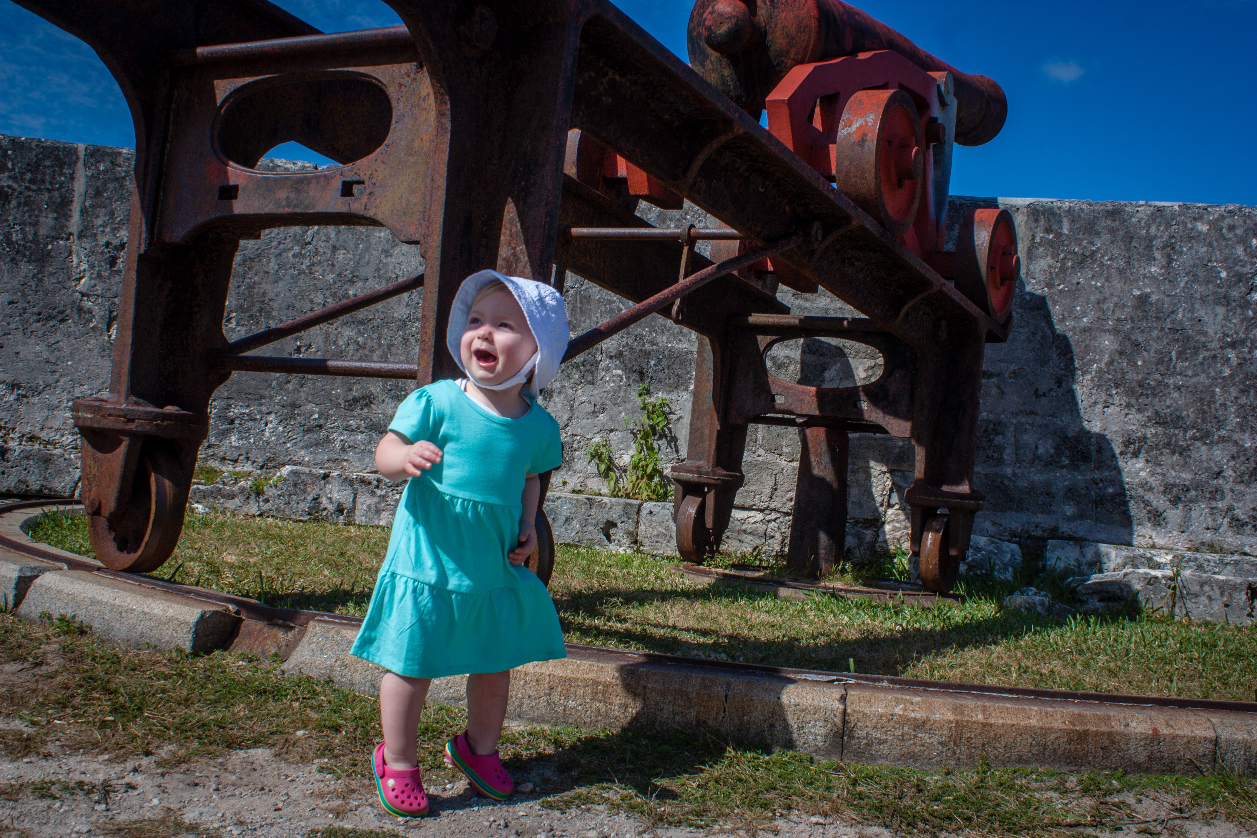Baby at Fort Fincastle