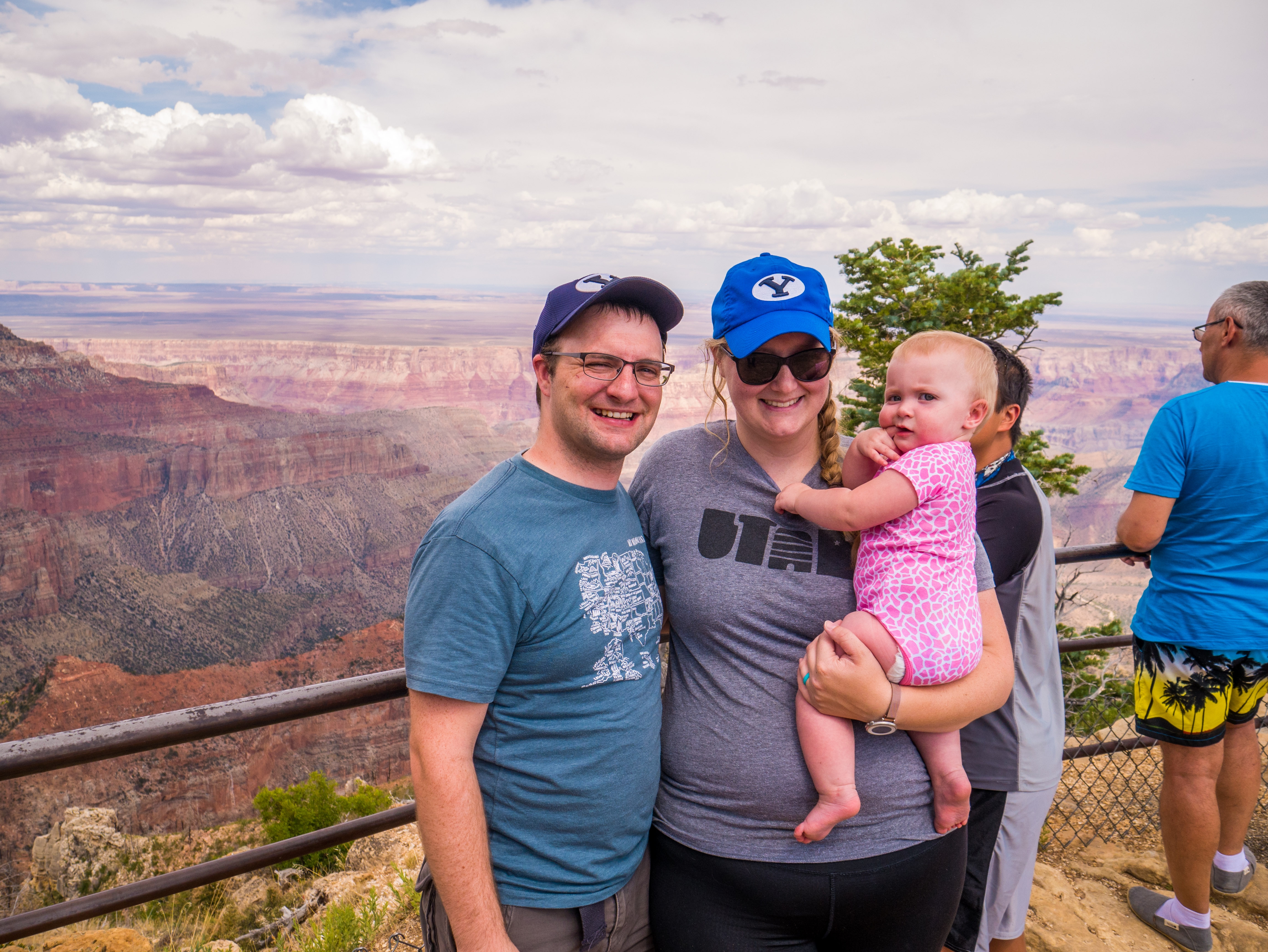 Family at the Grand Canyon North Rim