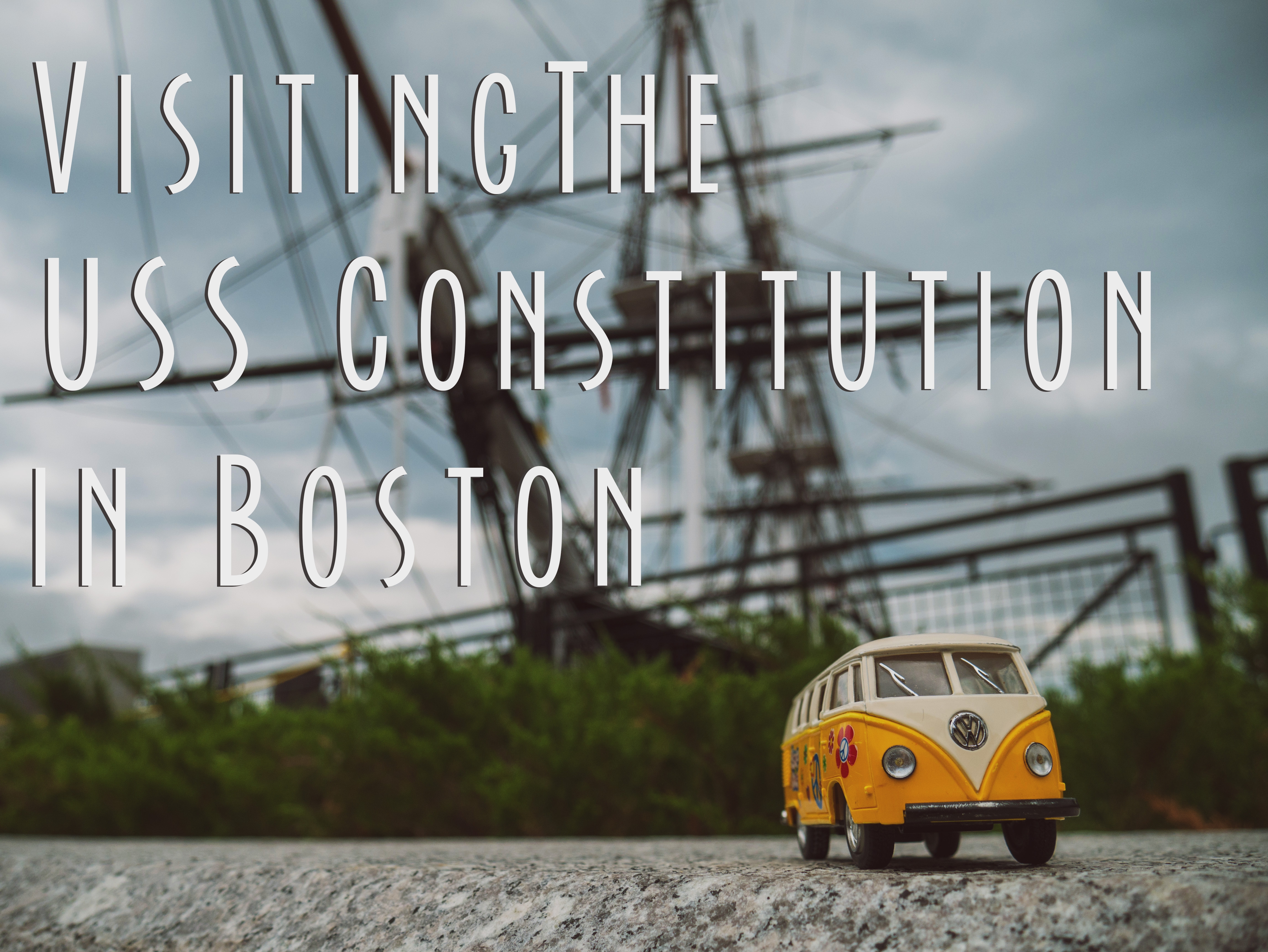 Title card showing the Yellow Van and the USS Constitution