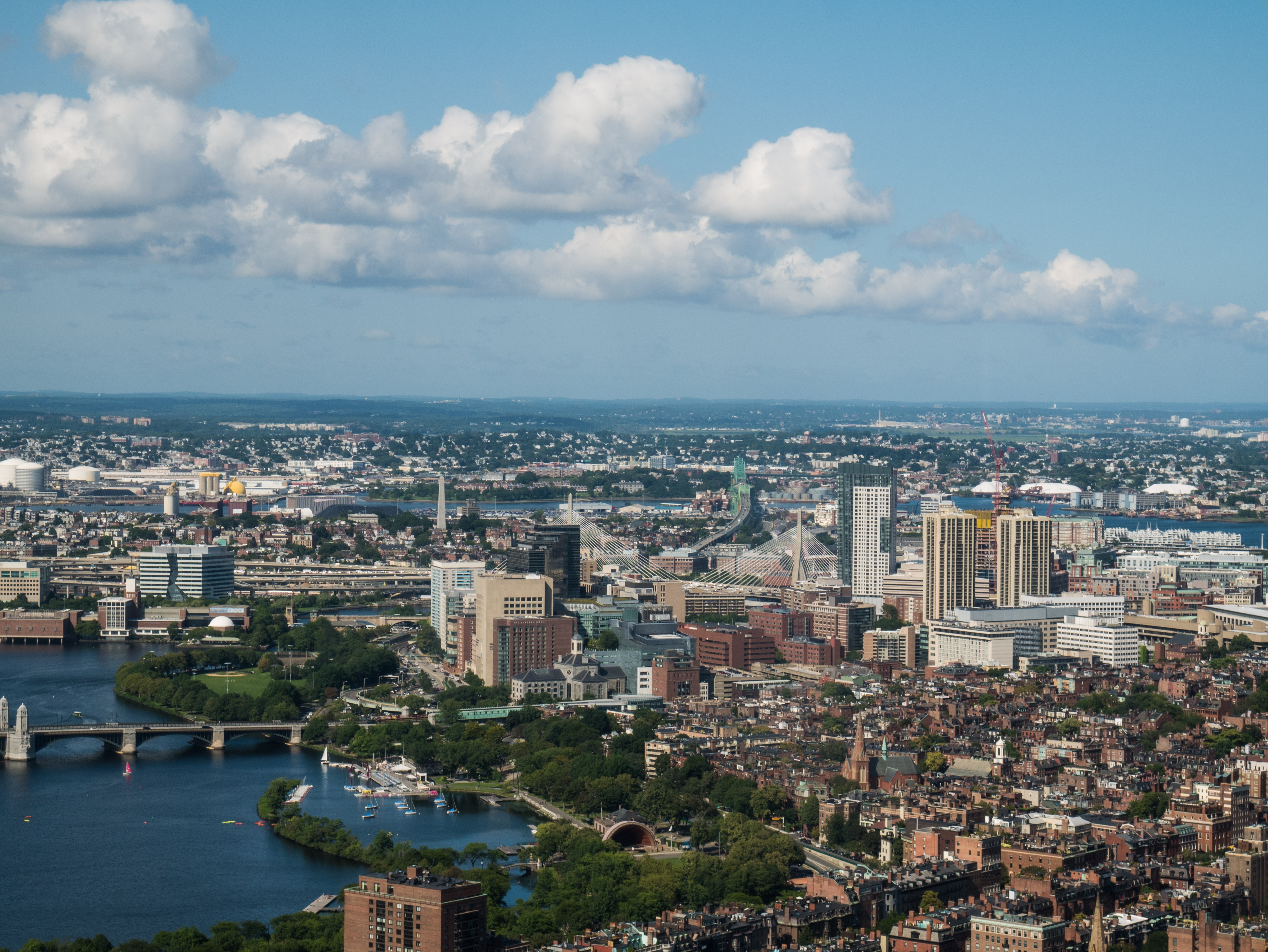 View of Boston from the Skywalk Observatory
