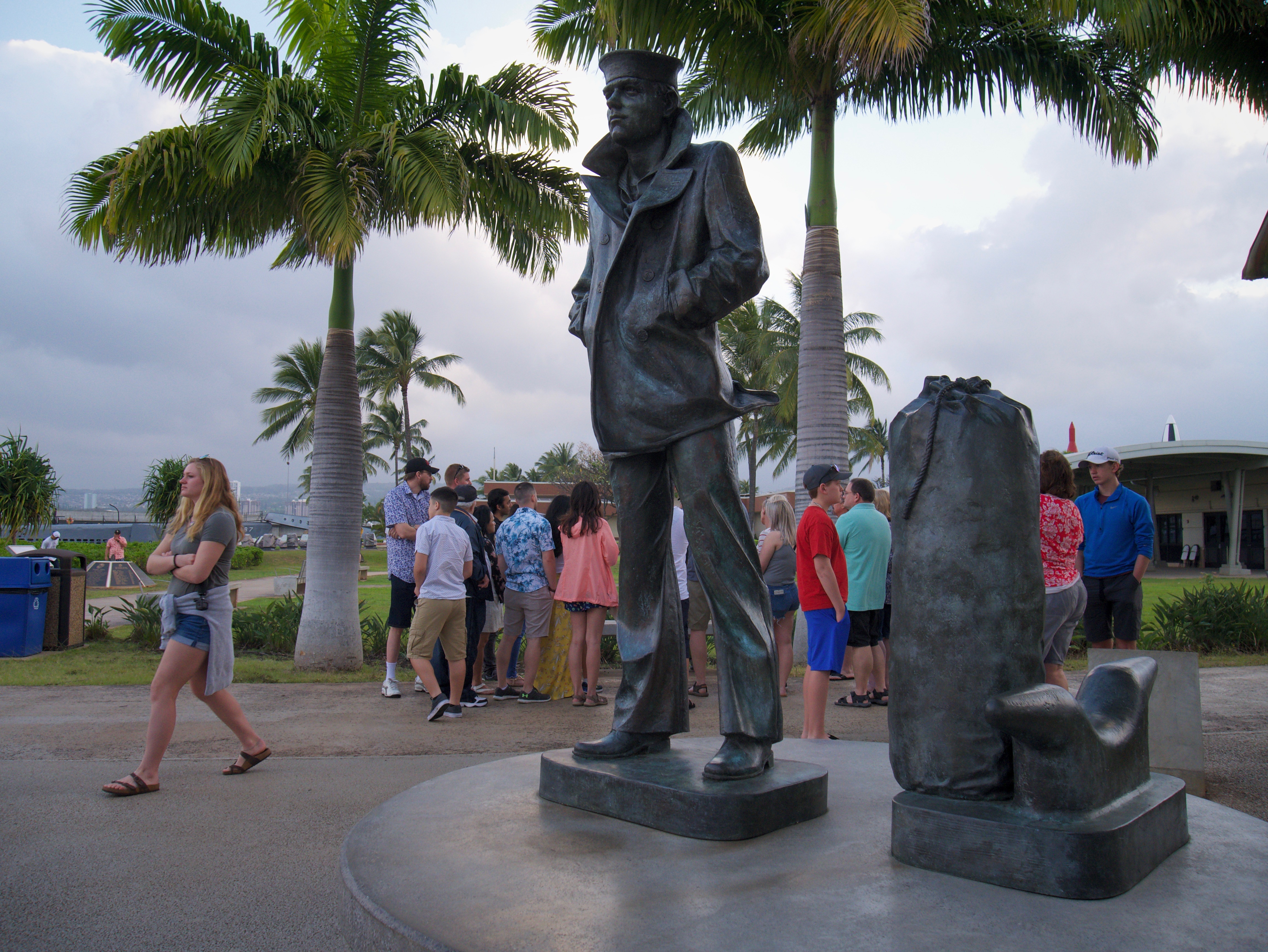 Sailor statue at Pearl Harbor