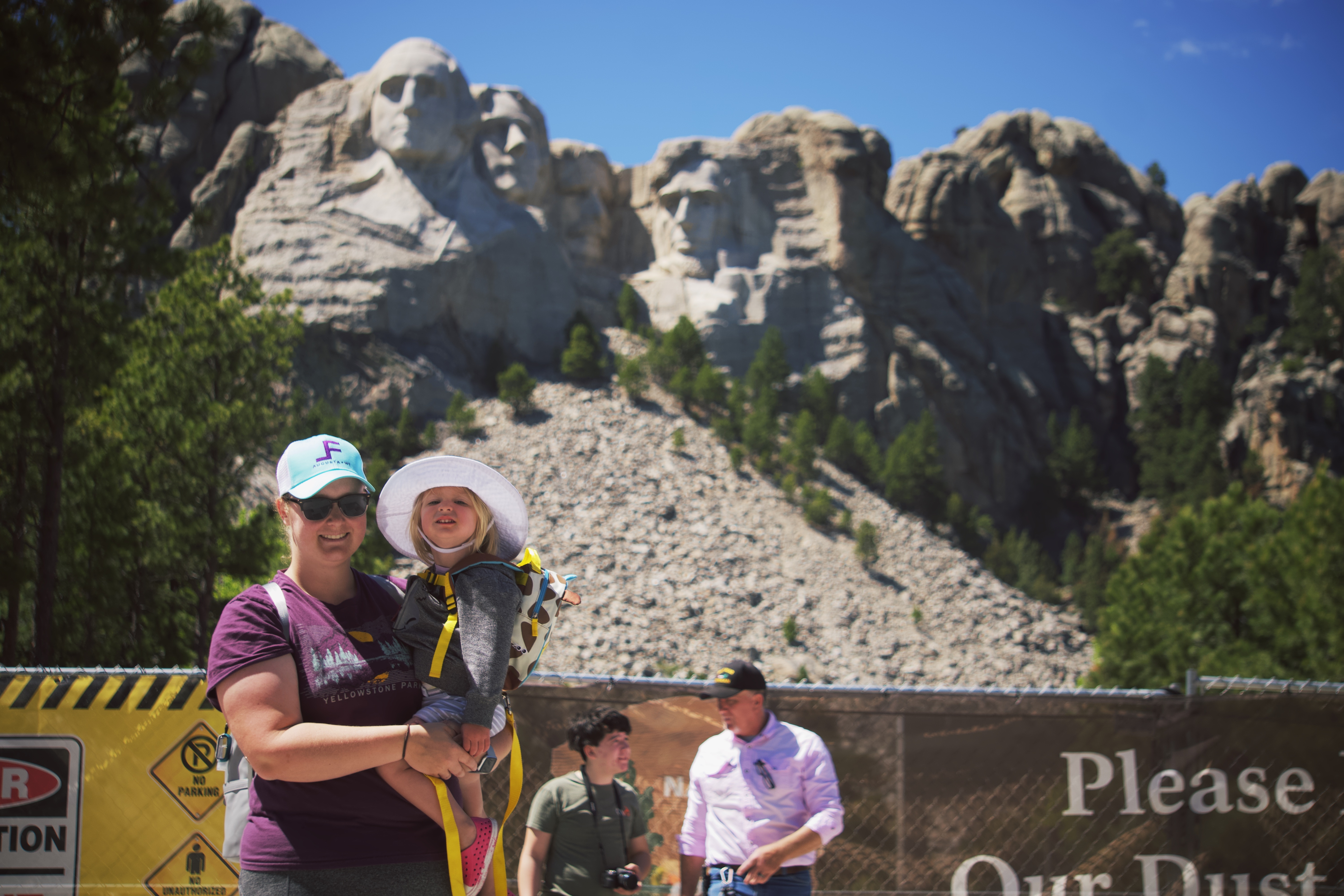 Meagan and Lucy at Mount Rushmore
