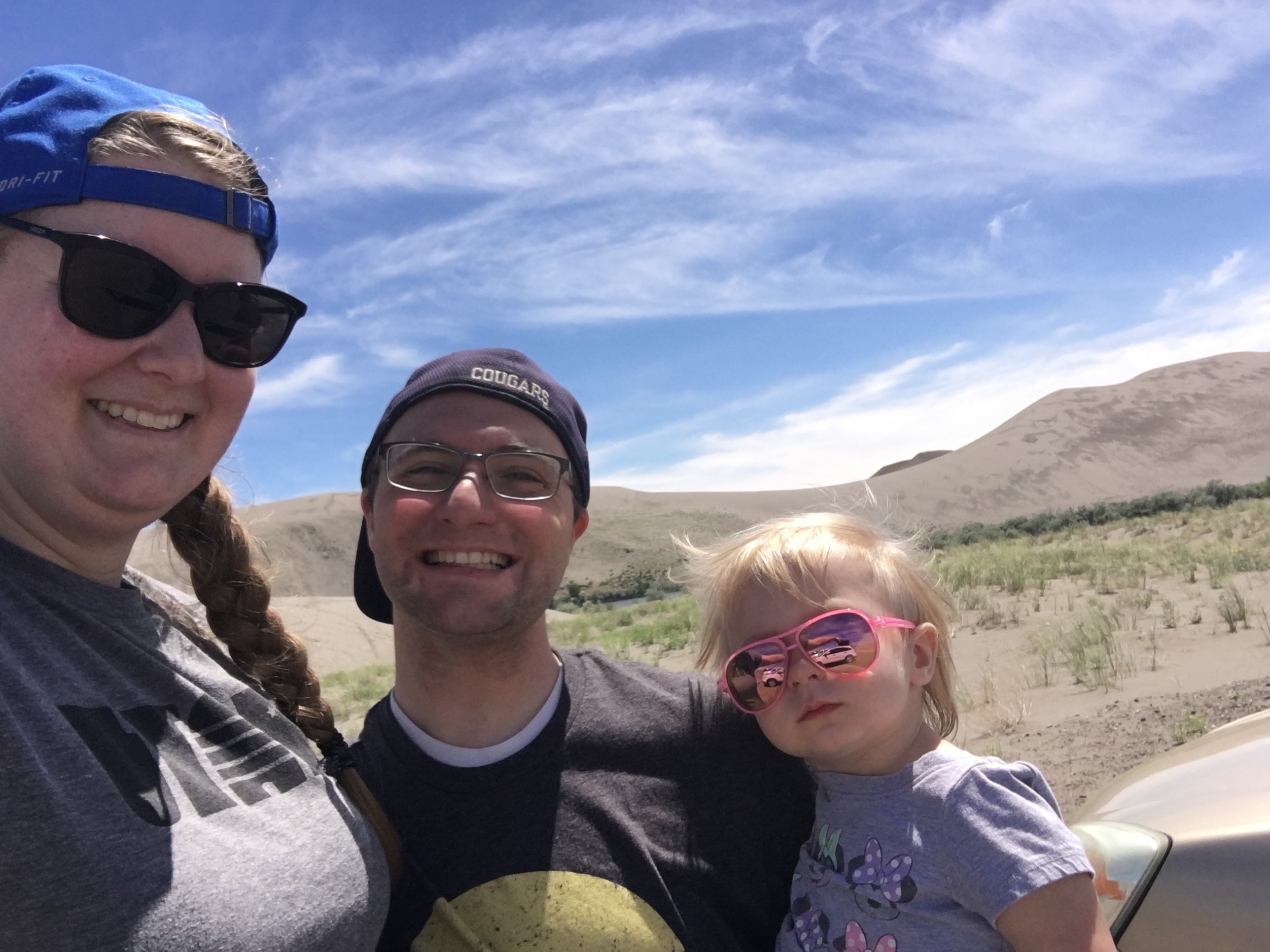 Family at the Bruneau Dunes