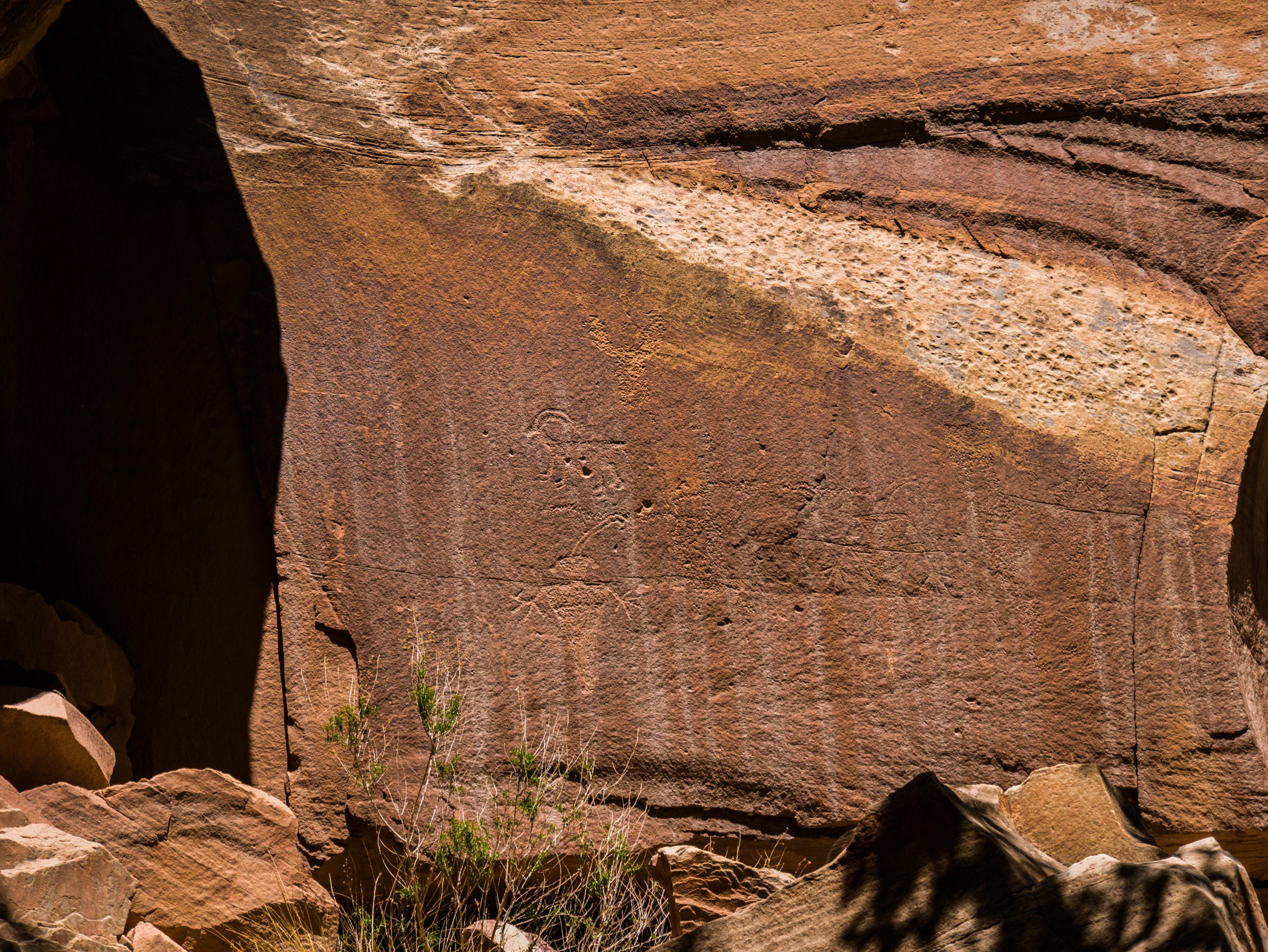 Some of the Fremont Culture Petroglyphs at Capitol Reef National Park