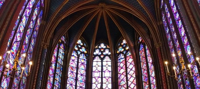 Visiting Sainte Chapelle in Paris