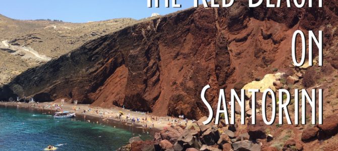 Visit the Red Beach on Santorini