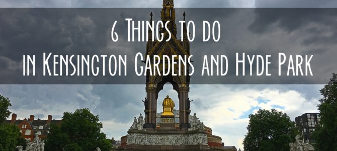 6 Things to Do in Kensington Gardens and Hyde Park